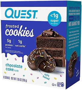 Quest Frosted Cookie, Protein Cookie, Chocolate Cake, 8/box