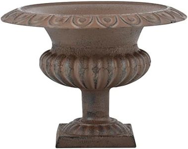 Esschert Design USA XH69 Cast Iron French Urn Planter, Brown