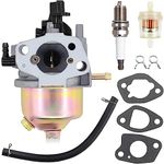 ZAMDOE Carburetor for Mountfield HP414 SP414 HP164 SP164 M411PD RS100 Lawn mower engine replacement parts with Spark Plug Fuel Hose