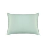 Jasmine Silk 100% 19 Momme Mulberry Charmeuse Silk Pillowcase for Hair and Skin 50 cm x 75 cm Envelope Closure - RRP £35 (Duck Egg)