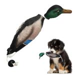 MANMANTAO Duck Dummy Bumper Mimics Dead Duck Bumper Toy for Training Puppies or Adult Hunting Dogs, black