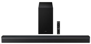 Samsung 400 W 5.1 ch Soundbar with Dolby Audio | DTS Virtual:X | Q-Symphony | Center Speaker | 3D Surround Sound | HDMI ARC | Optical in | Bluetooth | USB | Wireless Subwoofer (HW-B750F/XL, Black)