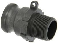 Dixon Valve PPF125 Polypropylene Type F Cam and Groove Fitting, 1-1/4" Male Adapter x 1-1/2" NPT Male