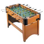 Foosball Table Game 48 inches Soccer Tabletop Standard Size Tabletops with Features Steal Player Rods Bead Style Scoring (S003)