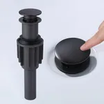 Bathroom Sink Drain Without Overflow, ARCORA Oil Rubbed Bronze Pop Up Drain for Vessel Sink Clicker Drain Stopper