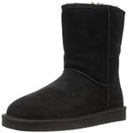 Koolaburra by UGG Women's koola Short Fashion Boot, Black, 11 M US