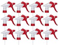 ljdeals 12 Pack Heavy-Duty Trigger Sprayer Replacement Nozzles, Leak-Free, Chemical Resistant, Comfortable Grip, Fit 28-400 16oz/32oz Bottles, Multi-Purpose Tool for Cleaning, Gardening and more…