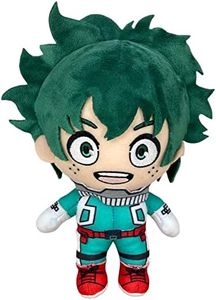 GE Animation My Hero Academia GE-52235 Izuku Midoriya Hero Costume Plush Toys, Multicolored, 8"