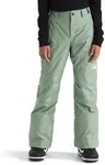The North Face Girls' Freedom Insulated Pant | Waterproof Snow Pants for Ski & Snowboard, Ankle Gaiters, Adjustable Waist, Secure Zip Pockets, Slate Moss, Medium
