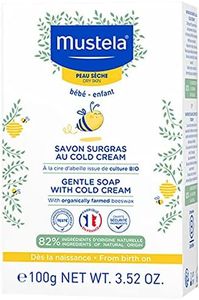 Mustela Gentle Soap with Cold Cream, 3.52 Fl Oz