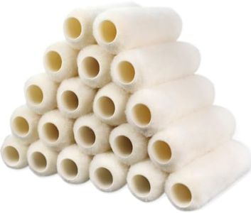 Paint Roller Covers 9 Inch x 3/4" Nap, 20 Pack, Lambswool Roller Covers for Paint Rollers, Naps for Paint Roller Brush and Frame, Perfect House Painting Supplies for Textured Rough Surfaces