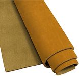 ELW Crazy Horse Leather 5-6 OZ (2-2.4mm) | Tobacco Brown | Pre-Cut 12"x12" 2 PCS | Full Grain Cowhide Handmade Leather for DIY, Crafts, Sheaths, Sewing, Workshop