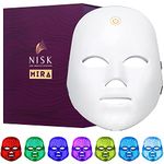 Wireless Led Face Mask Light Therapy 7 Colors, Red Led Light Therapy for Face, Rejuvenating Led Mask Therapy Facial, Korean PDT Acne Light Therapy