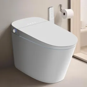 EPLO Smart Toilet Bidet with Tank Built In,Auto Open Close Lid,ADA Comfort Height,Dual Auto Flush,1000 Gram MaP Flushing Score,Heated seat,Modern Elongated One Piece Bidet Toilets Combo U8PRO