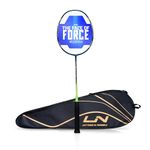 Li-Ning Li-Ning G-Force 3900 II Superlite Strung Badminton Racket with Full Cover | 5U | Maximum Tension ≤ 30 Lbs