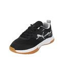 Puma Unisex Youth Varion Ii Jr Indoor Court Shoes, Puma Black-Cool Light Gray-Yellow Blaze-Gum, 1 UK