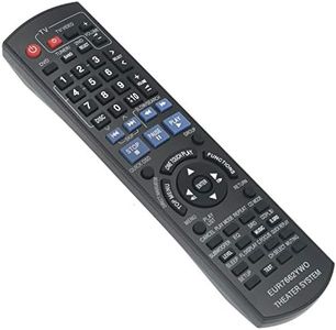 EUR7662YW0 Replace Remote Control fit for Panasonic DVD Home Theater Sound System SC-PT750 SC-PT753 SC-PT950 SC-PT1050 SC-PT953 SA-PT950 SA-PT1050 SA-PT750P SA-PT750PC SA-PT753 SA-PT950P