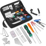 26 PCS Guitar Tools for Set Up, Intonation Adjustment and Repair, Guitar Maintenance Kit for Guitar Bass Banjo and Ukulele, Guitar Gift for Guitar Enthusiast