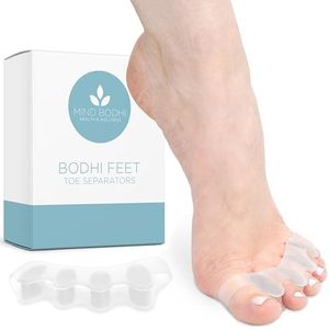 Mind Bodhi Toe Separators - Correcting Bunions and Restoring Toes to Their Original Shape - For Men and Women - Toe Spacers Bunion Corrector – Clear