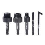 SURIEEN 5Pcs Transmission Service Fluid Oil Filling Filler Adapter ATF Compatible with DSG CVT 09G 01J 722.9 for VW Audi Benz