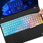 Keyboard Cover for Lenovo ThinkPad E16 T16 P16 P16s 16 inch, Thinkpad L15 Gen 4/3 15.6-inch, ThinkPad E16 T16 P16 P16s Gen 2/1 (Not Fit Thinkpad L15 Gen 2/1)-Colorful
