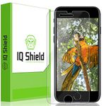 IQShield 2 Pack Screen Protector for iPhone SE (2022/2020,3rd/2nd Gen) Anti-Bubble Clear TPU Film