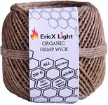 EricX Light Organic Hemp Wick,200 F