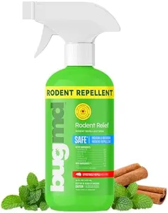 BugMD Peppermint Oil Spray for Rodents - 16oz Mouse Repellent & Rodent Repellent Spray, Natural Mice Repellent with Cinnamon, Clove, and Rosemary Oils - Safe Indoor & Outdoor Use