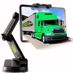 Truckules Tablet Mount for Truck - Heavy Duty Super Suction Cup for Tablet & iPad Mount Truck Dashboard Windshield 16.7 inch Long Arm & Stable, Compatible with Tablet & iPad, Semi Truck 16.7 inch