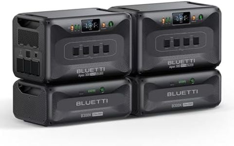 BLUETTI Solar Generator 2 Apex 300 & 2 B300K (2025 New), 11kWh LFP Battery Backup with 12 7680W AC Outlets, 120V/240V Dual Voltage Output, Ultimate Modular Power for Home and Emergency Backup