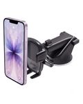 iOttie Car Phone Holder Mount Easy One Touch 5 Dashboard & Windshield Universal Desk Stand for -iPhone, Samsung, Moto, Huawei, Nokia, LG, Smartphones
