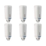 Philips LED Frosted Dimmable PL-C CFL Replacement, Flicker-Free, 1200 Lumen, Soft White Light (2700K), 10.5W=26W, G24Q GX24Q Base, 6-Pack