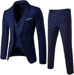 WULFUL Men’s Suit Slim Fit One Butt