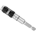 DEWALT DWPVTHLD Pivoting Bit Tip Holder with Ring , Silver