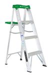 Louisville Ladder AS4004 225-Pound Duty Rating Aluminum Stepladder, 4-Foot