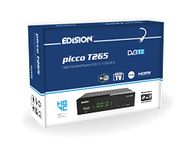 EDISION PICCO T265, DTT High Definition H265 HEVC, DVB-T2 Receiver, WiFi Support, IR Remote Control 2in1