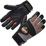 Ergodyne ProFlex 9002 Anti-Vibration Work Gloves, ANSI/ISO Certified, Full Fingered, Medium , Black