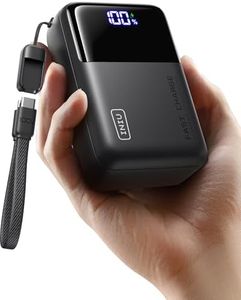 INIU 100W Power Bank, Mini Size 25000mAh High Capacity Laptop Portable Charger, USB C in&Out Tablet Powerbank, Smart Digital Display Phone Charger for iPhone 17 16 15, Samsung, iPad, MacBook, etc.
