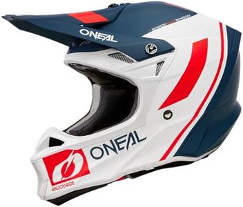 O'Neal 10 SRS Hyperlite Helmet Flow Blue/White/Red, XXL