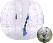 Hurbo Inflatable Bumper Ball Bubble Soccer Ball Giant Human Hamster Ball for Adults and Kids (White)