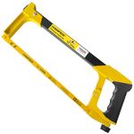 Hanpex 12in. High-Tension Hacksaw Frame with 24 TPI Bi-Metal HSS Blade, Hand Saw Suitable for Metal, Wood, PVC, Carpentry