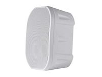 Monoprice 6.5-inch Weatherproof 2-Way Speakers with Wall Mount Bracket (Pair White) - (113615)