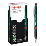 rOtring Visumax Mechanical Pencil | 0.7 mm | 2B Lead | Dark Green Barrel | 12 Count