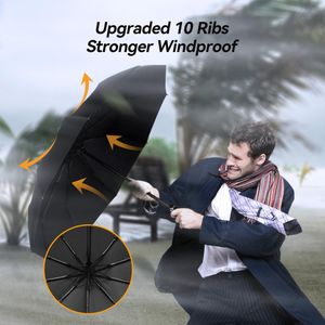 TechRise Compact Windproof Umbrella – Lightweight Travel Design