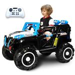 Wembley Jeep Ride-On Car for Kids Battery Operated 4x4 Big Size Jeep Toy Car Rechargeable Electric Car with Remote for Boys & Girls Children Age 3 to 8 Years – Blue