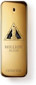 Rabanne 1 Million Elixir Parfum Intense - Long Lasting Luxury Cologne for Men with Rose Damascena, Vanilla Absolute & Cedarwood - Men's Fragrance Spray, 6.8 oz