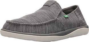 Sanuk Men's Vagabond Tripper MESH Loafer, Charcoal, 9 UK