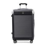 Travelpro Platinum Elite Hardside Expandable Suitcase, 8 Wheel Spinner, TSA Lock, Hard Shell Polycarbonate Suitcase, Shadow Black, Compact Carry on 56x36x23 cm