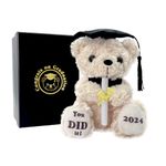 Numyawl Class of 2024 Graduation Bear -Adorable Graduation Gifts for Boys and Girls- Graduation Plush Animal Gift- 2024 Inspirational Plush Toy for High School Grads-6 inches | Congrats Grad！