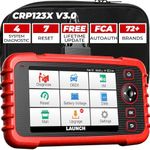 LAUNCH OBD2 Scanner CRP123X V3.0 2026 Version. ABS SRS Engine Transmission Car DiagnosticTool, 7 Service Functions, Lifetime Free Update, Battery Test